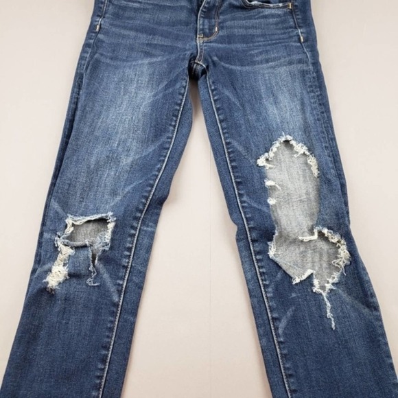 American Eagle hi-rise destroyed jegging - Picture 4 of 10